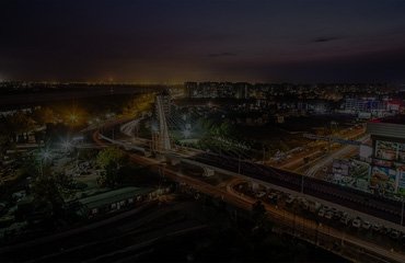 Surat City Night View at Arbuda Cabs