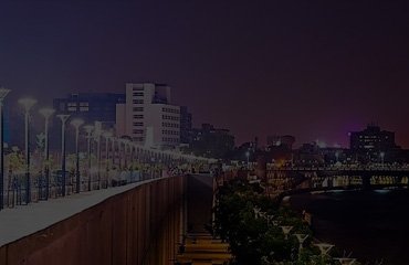 Palanpur City Night View at Arbuda Cab